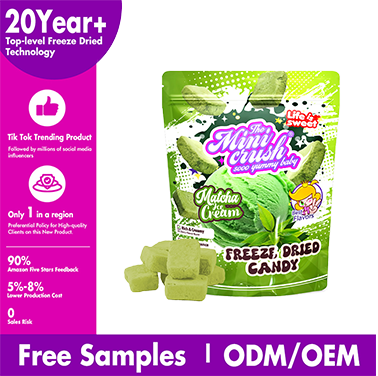 Matcha Freeze-Dried Ice Cream